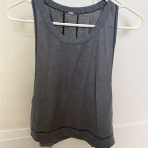 Lululemon Gray Blue Sleeveless Tank Top